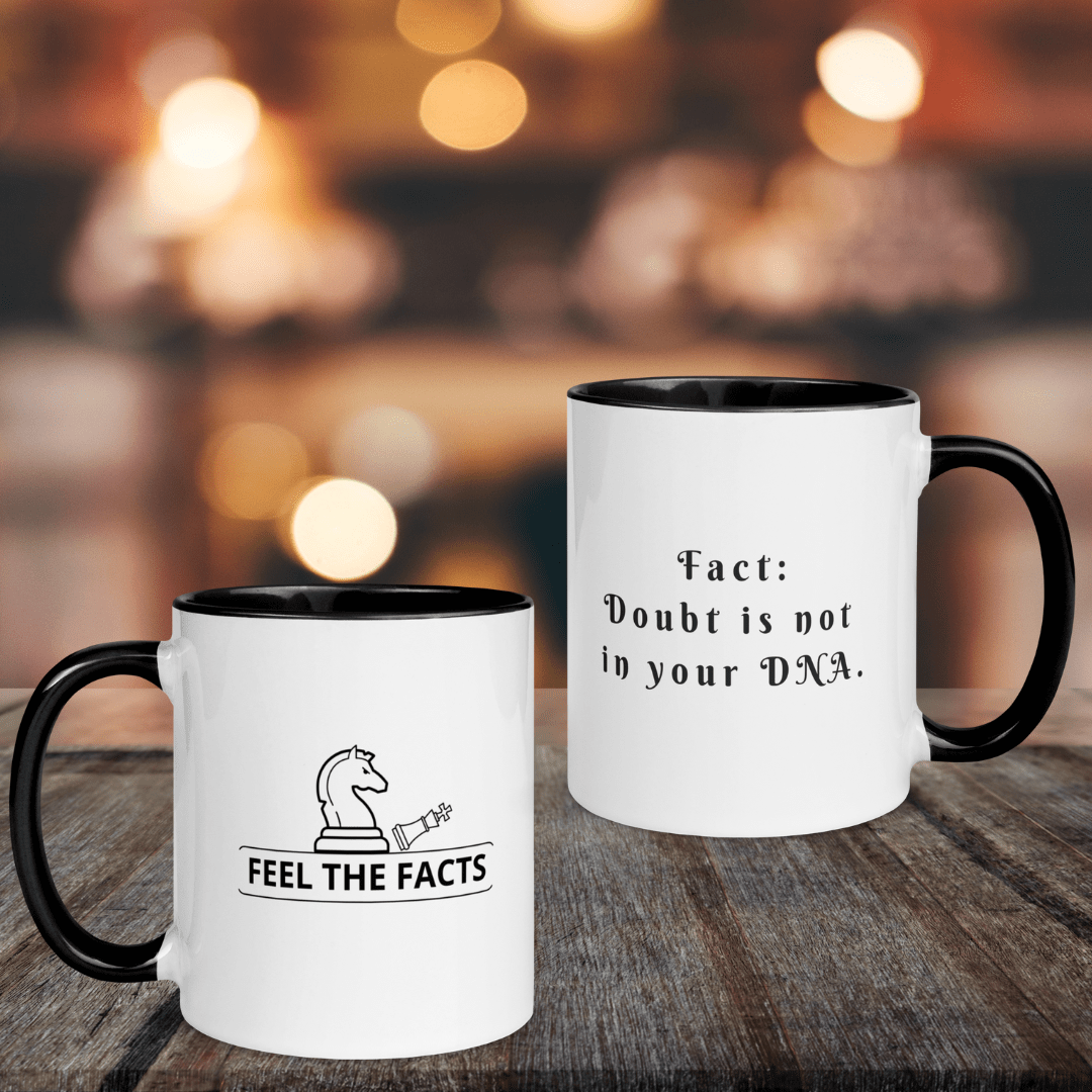Mug| No Doubt|"Doubt Is Not In Your DNA" | 11 oz ceramic mug, perfect for coffee, tea, or any other beverage. Dishwasher and microwave safe